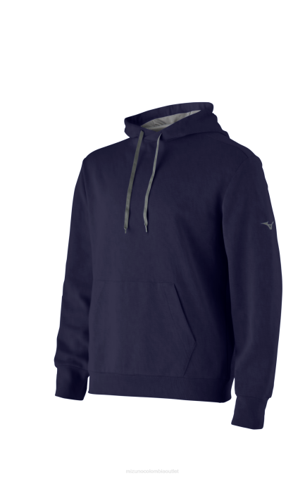 Mizuno sudadera con capucha de retador juventud vestir azul marino (5151) 668F1461 - Image 1