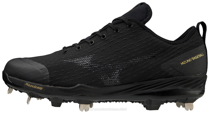 Mizuno Taco de béisbol de metal bajo Dominante 4 hombres zapatos negro (9090) 668F1601 - Image 1