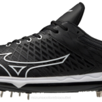 Mizuno taco de lanzador de béisbol de metal speedrevo ace hombres zapatos negro-blanco (9000) 668F1637