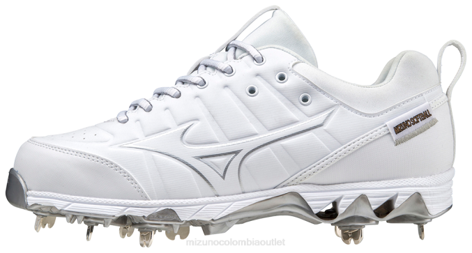 Mizuno Taco de sóftbol de metal bajo Swift 7 de 9 puntas mujer zapatos blanco (0000) 668F2154 - Image 1