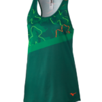 Mizuno tanque de correr imprimible mujer vestir paddygreen (sm73) 668F235