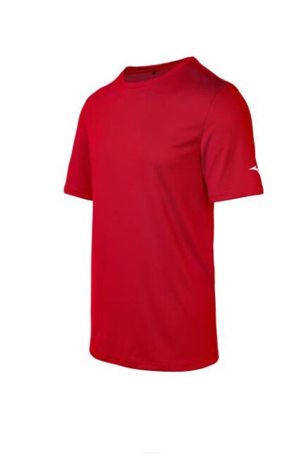 Mizuno tee juventud vestir rojo (1010) 668F1503