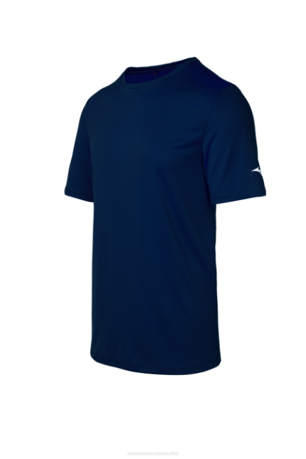 Mizuno tee unisexo vestir azul marino (5151) 668F1583