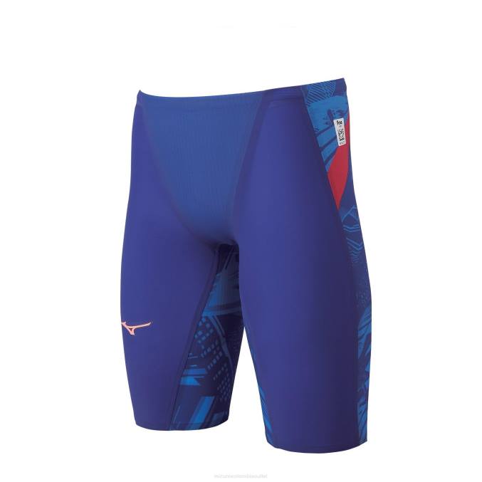 mizuno_traje_de_bano_tecnico_gx_sonic_v_multi_racer_mr_hombres_vestir_azul_rojo_5010_668f2630.jpg Mizuno traje de baño técnico gx-sonic v multi racer (mr) hombres vestir azul-rojo (5010) 668F2630 - Image 1