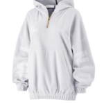 Mizuno tumbona 1/4 cremallera mujer vestir blanco (0000) 668F2040