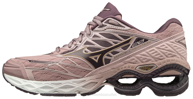 Mizuno zapatilla de running creación de olas 20 mujer zapatos maderarosa-ciruelaperfecto(1p6e) 668F71 - Image 1