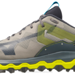 Mizuno zapatilla de trail running wave mujin 9 hombres zapatos gris fantasma-azul degradado (9dre) 668F1