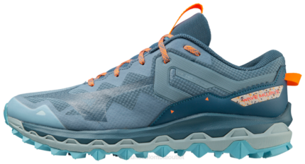 Mizuno zapatilla de trail running wave mujin 9 hombres zapatos provincialblue-babyblue(5b56) 668F2