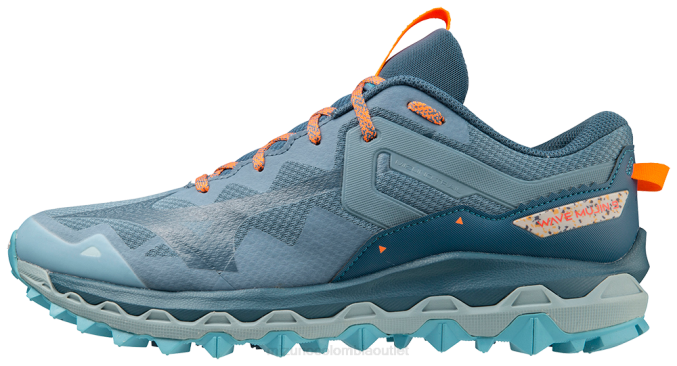 Mizuno zapatilla de trail running wave mujin 9 hombres zapatos provincialblue-babyblue(5b56) 668F2 - Image 1
