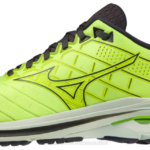 Mizuno zapatilla para correr wave inspire 18 hombres zapatos neolime-mistyblue(4m5c) 668F140