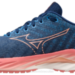 Mizuno zapatilla para correr wave inspire 19 mujer zapatos bluequartz-peachbud(bq22) 668F51
