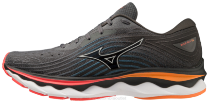 Mizuno zapatilla para correr wave sky 6 hombres zapatos irongate-nimbuscloud(960a) 668F73