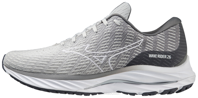 Mizuno zapatillas de correr wave rider 26 ssw 2e hombres zapatos Harbormist-blanco (hm00) 668F98 - Image 1