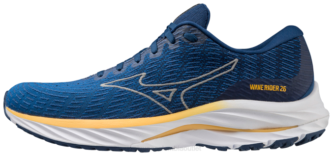 Mizuno zapatillas de correr wave rider 26 ssw hombres zapatos snorkelblue-vaporousgrey(skvg) 668F94 - Image 1